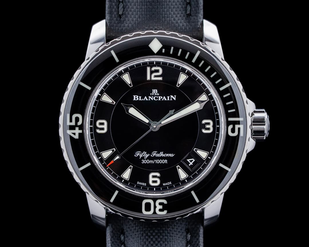 Blancpain 5015 Fifty Fathoms Automatique SS Black Dial