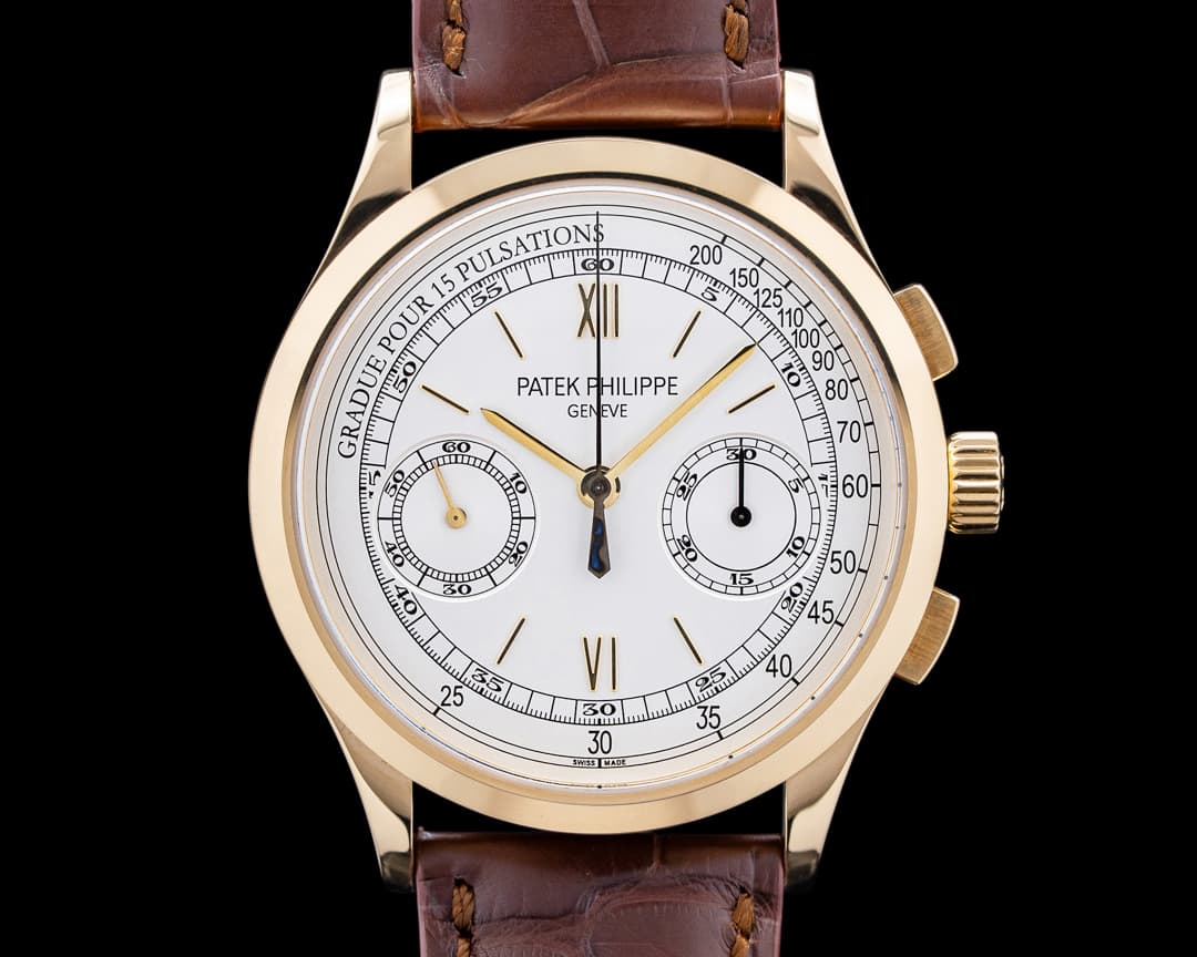 Patek Philippe 5170J Chronograph 18K Yellow Gold Silver Dial