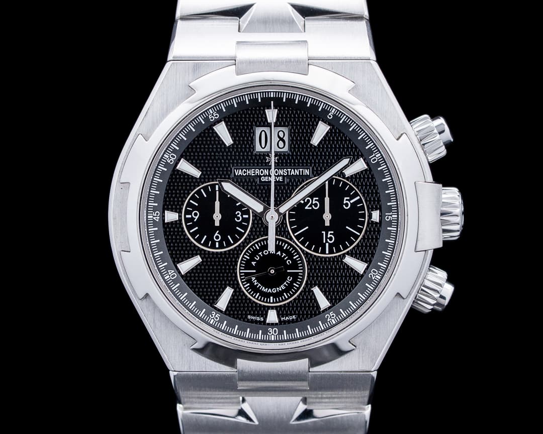 Vacheron Constantin 49150 Overseas Chronograph SS Black Dial