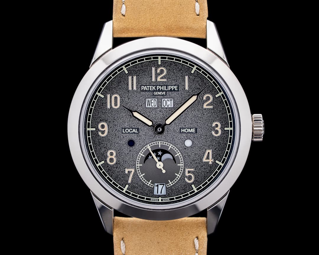 Patek Philippe 5326G Annual Calendar Travel Time 18K White Gold Gray Dial