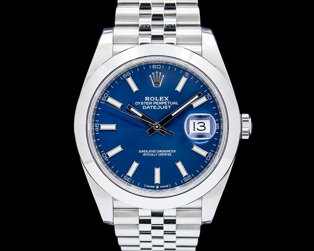 Rolex 126300 Datejust 41MM Jubilee SS Blue Dial