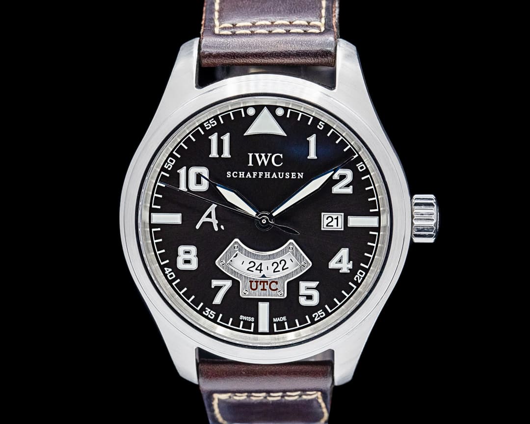 IWC IW326104 Pilot UTC Antoine de Saint Exupery SS Brown Dial LIMITED