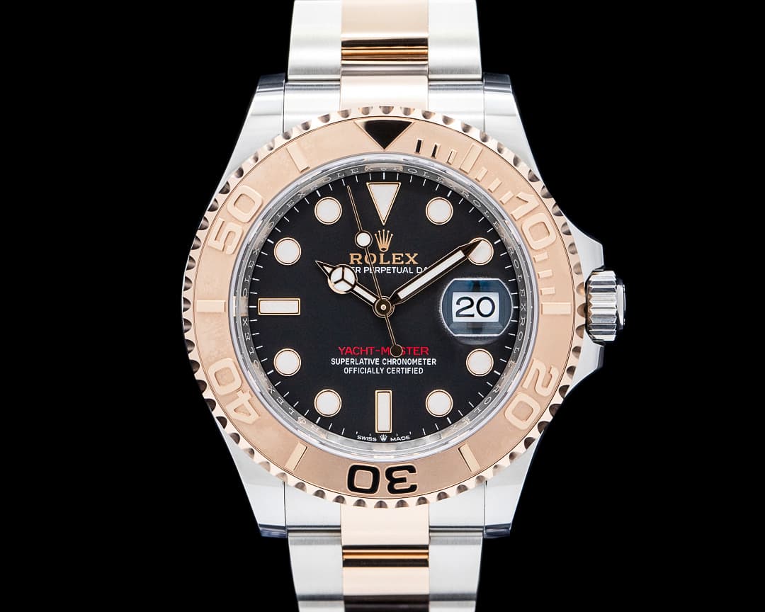 Rolex 126621 Yacht Master 18K RG / SS Black Dial