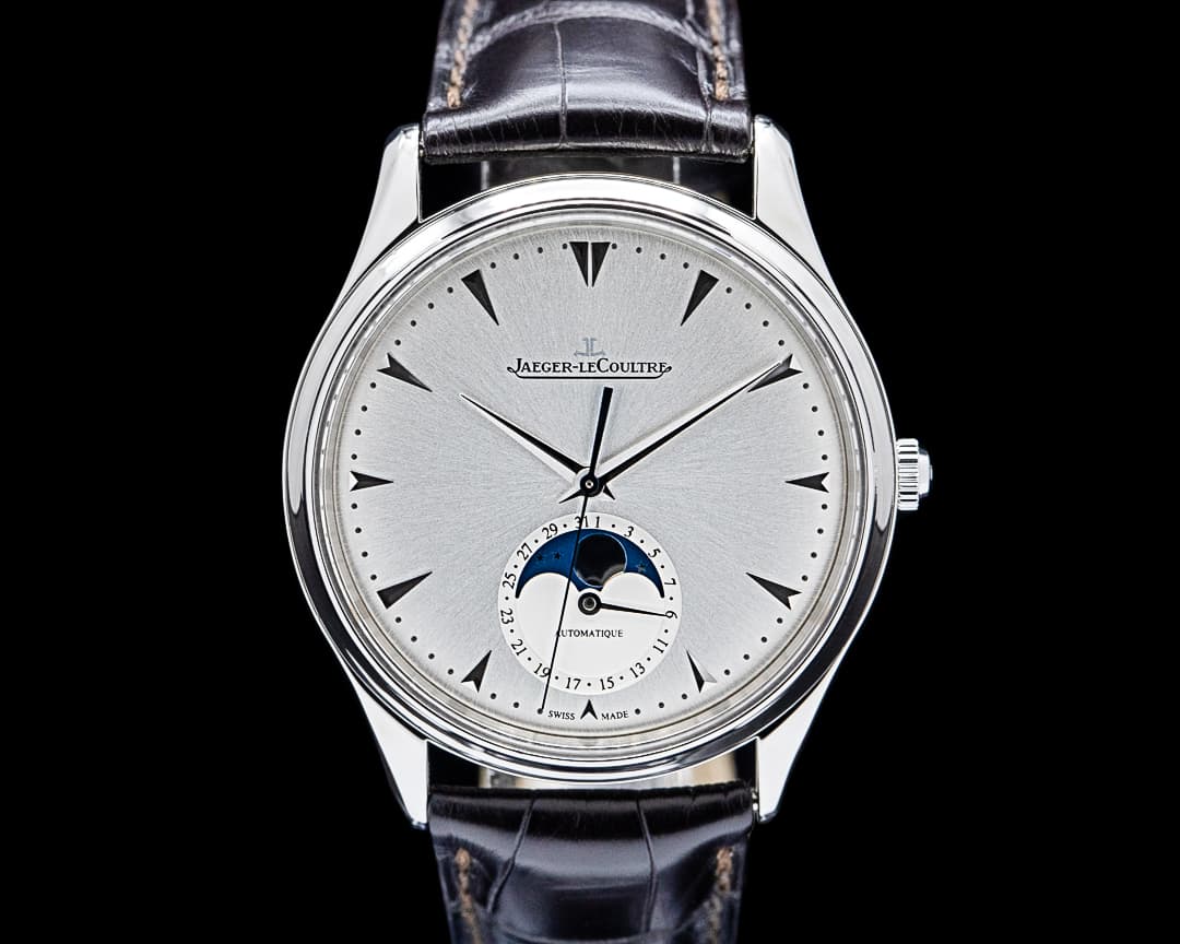 Jaeger LeCoultre Q1368420 Master Ultra Thin Moon SS Silver Dial