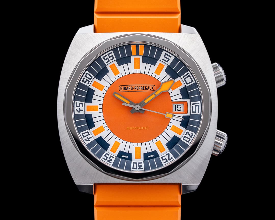 Girard Perregaux 39500 Deep Diver Legacy Edition Titanium Orange Dial 2025