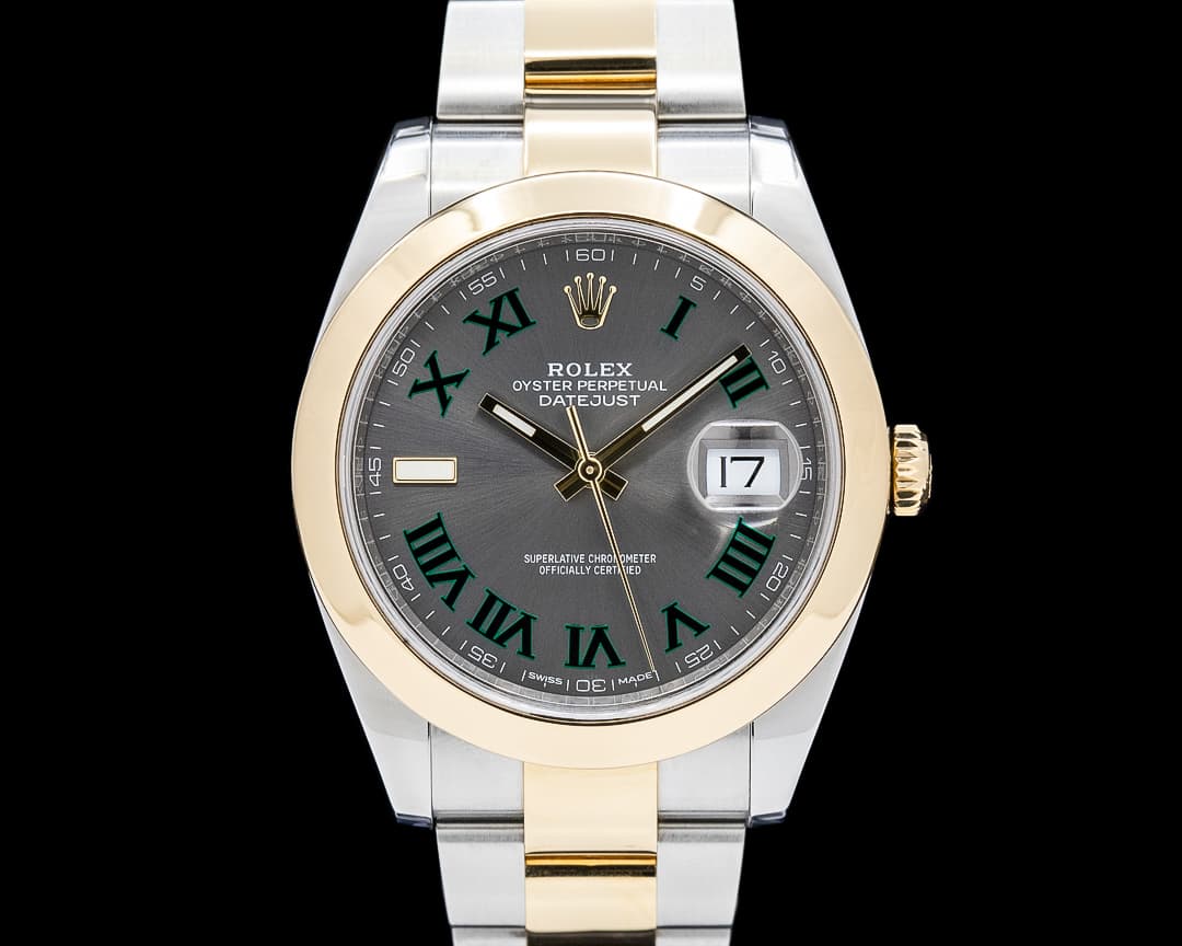Rolex 126303 Datejust 41 SS / 18K YG "Wimbledon" Dial