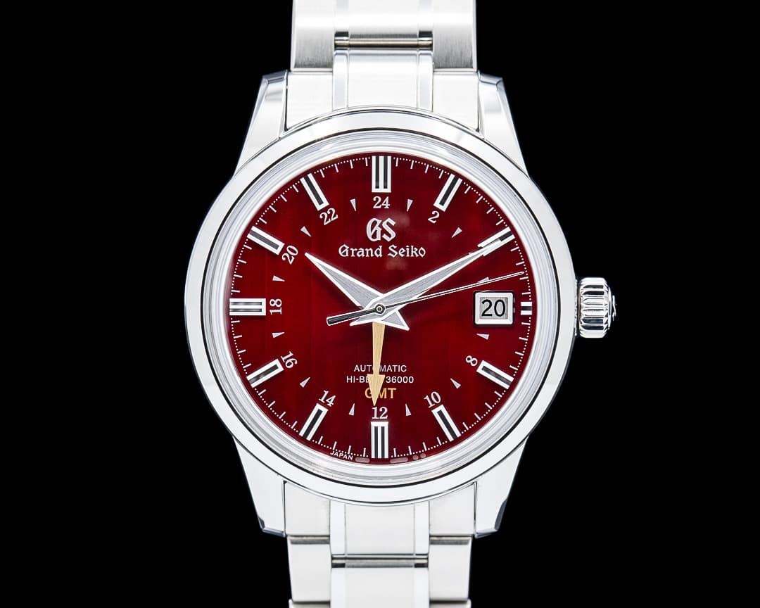 Grand Seiko Hi-Beat 36000 GMT Yuka Momiji SS Red Dial