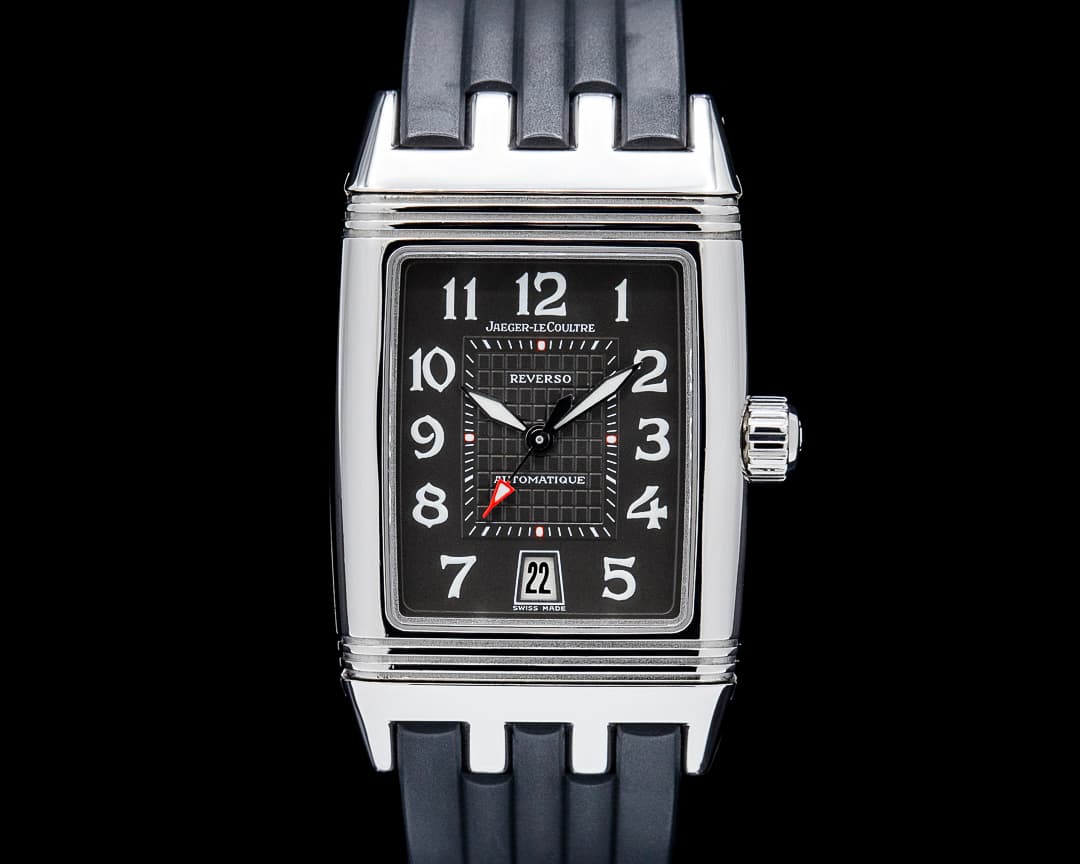 Jaeger LeCoultre 290.8.60 Reverso Gran Sport SS Gray Dial