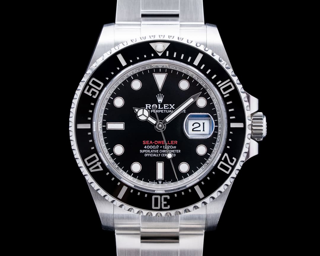 Rolex 126600 Sea Dweller RED 50th Anniversary SS Black Dial
