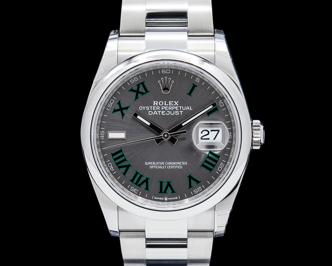 Rolex 126200 Datejust 36 SS "Wimbledon" Dial 2025