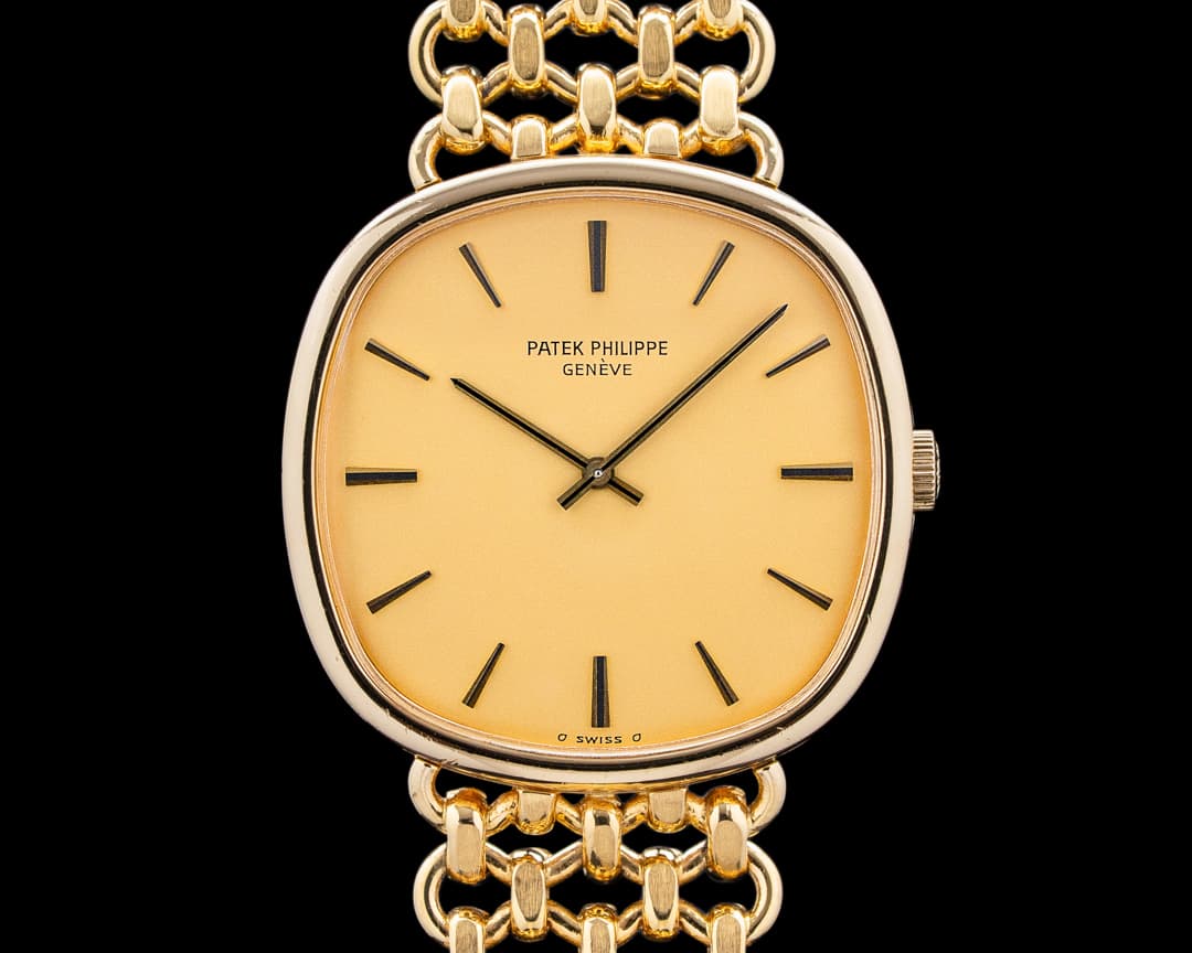 Patek Philippe 3844/2 Ellipse 18K Yellow Gold Champagne Dial