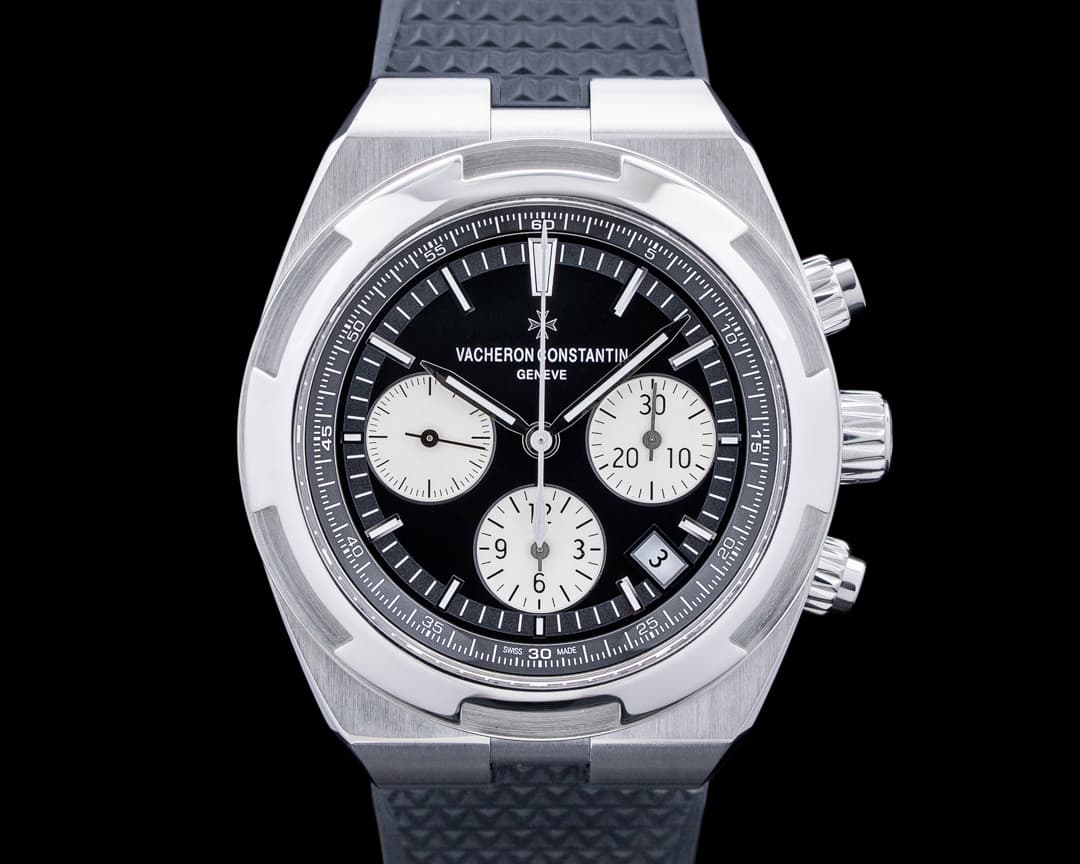 Vacheron Constantin 5500V Overseas Chronograph SS Black Dial