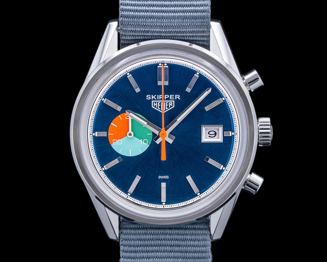 TAG Heuer Carrera Skipper Hodinkee SS Blue Dial LIMITED