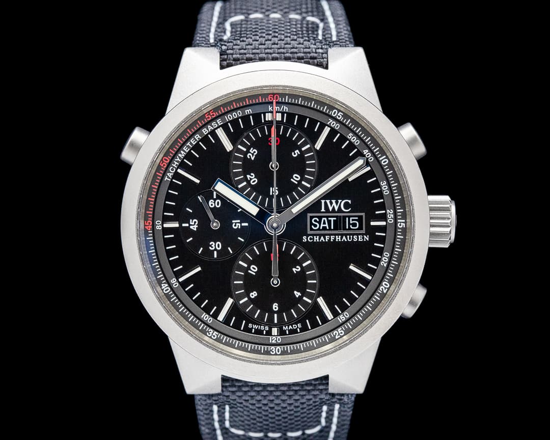 IWC IW371537 GST Rattrapante Titanium Black Dial LIMITED