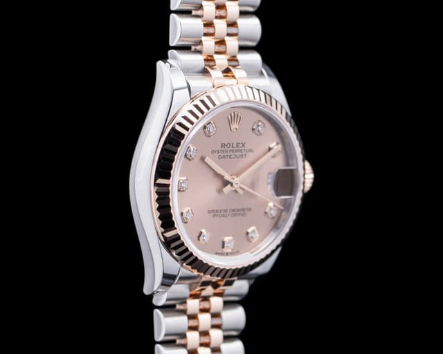 Rolex 278271 Datejust 31 18K Everose Gold / SS Sunburst Rose Dial 2025 ...