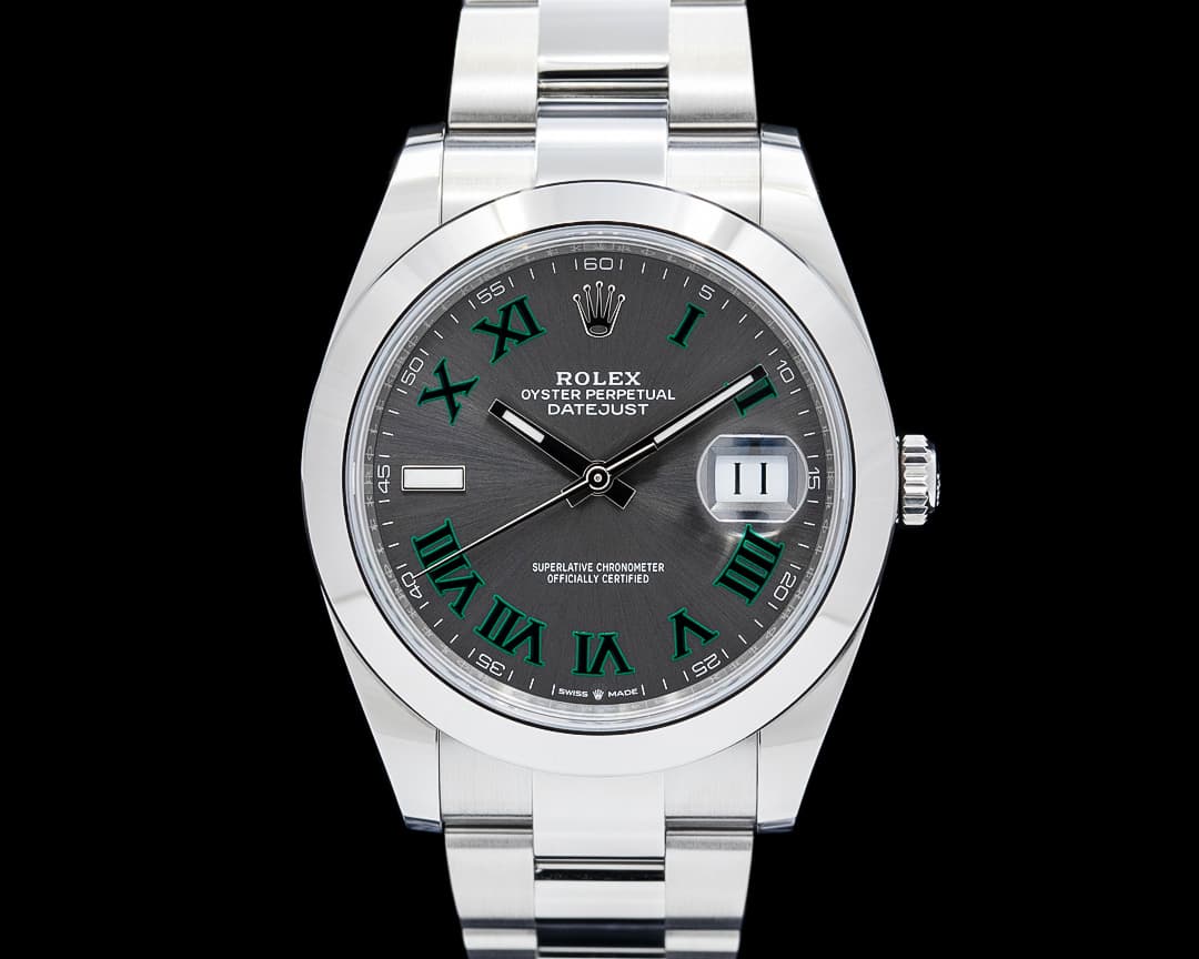 Rolex 126300 Datejust 41 SS "Wimbledon" Dial 2025
