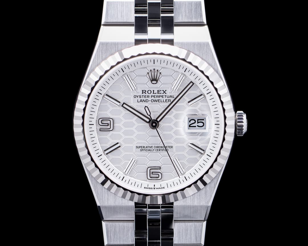 Rolex 127334 Land-Dweller 40MM SS White Dial 2025 UNWORN