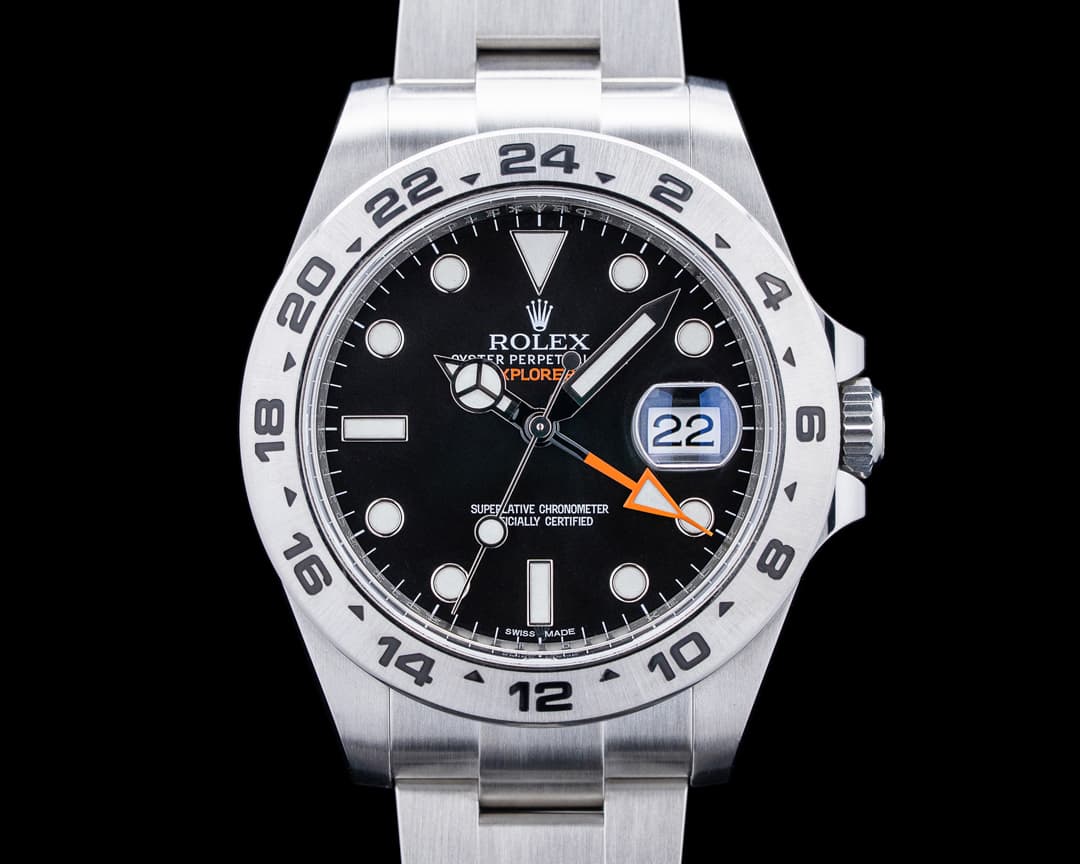 Rolex 216570 Explorer II SS Black Dial