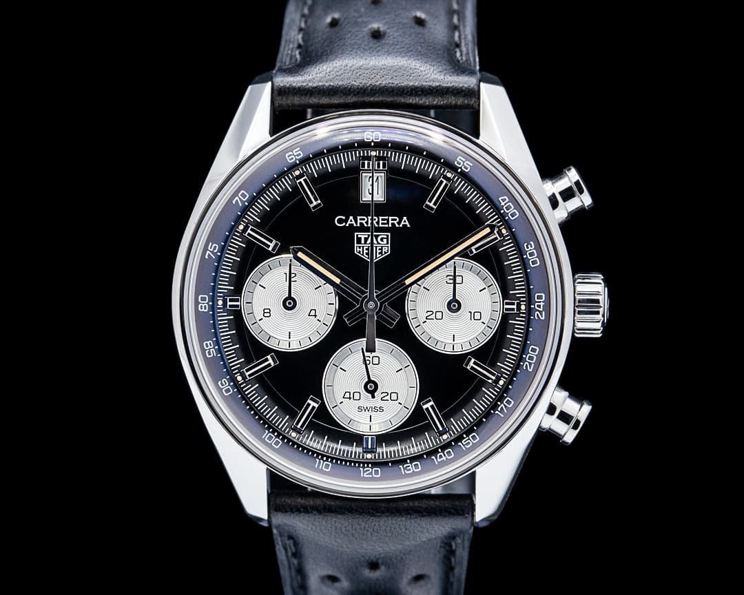 TAG Heuer Carrera Chronograph SS Black Dial