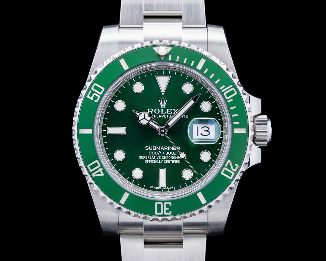 Rolex 116610LV Submariner Date "Hulk" SS Green Dial