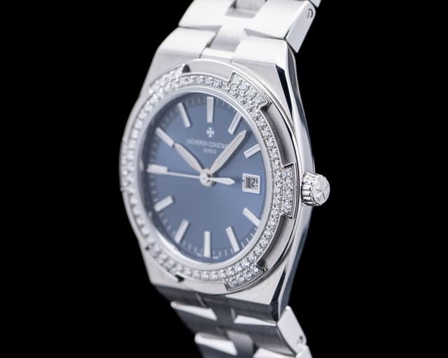 Vacheron Constantin 1205V Ladies Overseas Quartz SS Blue Dial 2024 ...