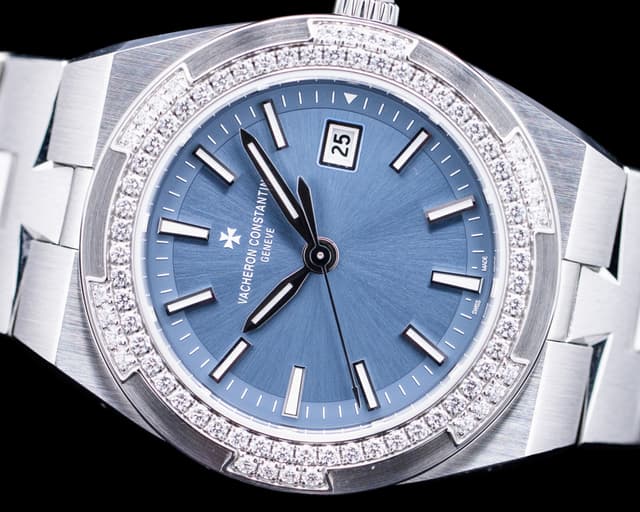 Vacheron Constantin 1205V Ladies Overseas Quartz SS Blue Dial 2024 ...