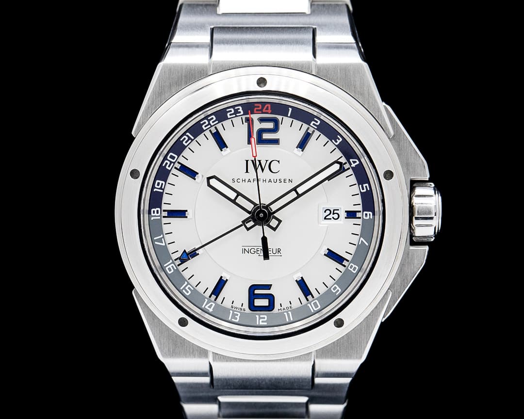 IWC IW324404 Ingenieur Dual Time SS Silver Dial