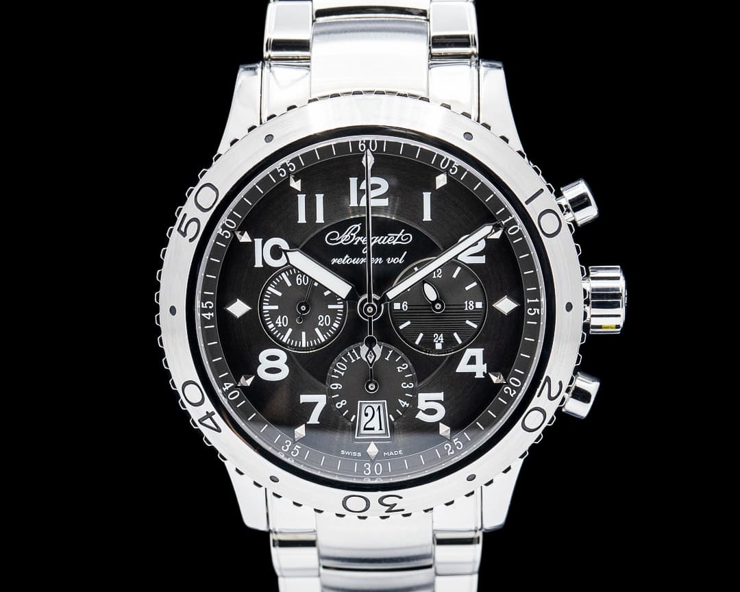 Breguet 3810ST Type XXI Flyback Chronograph SS Gray Dial