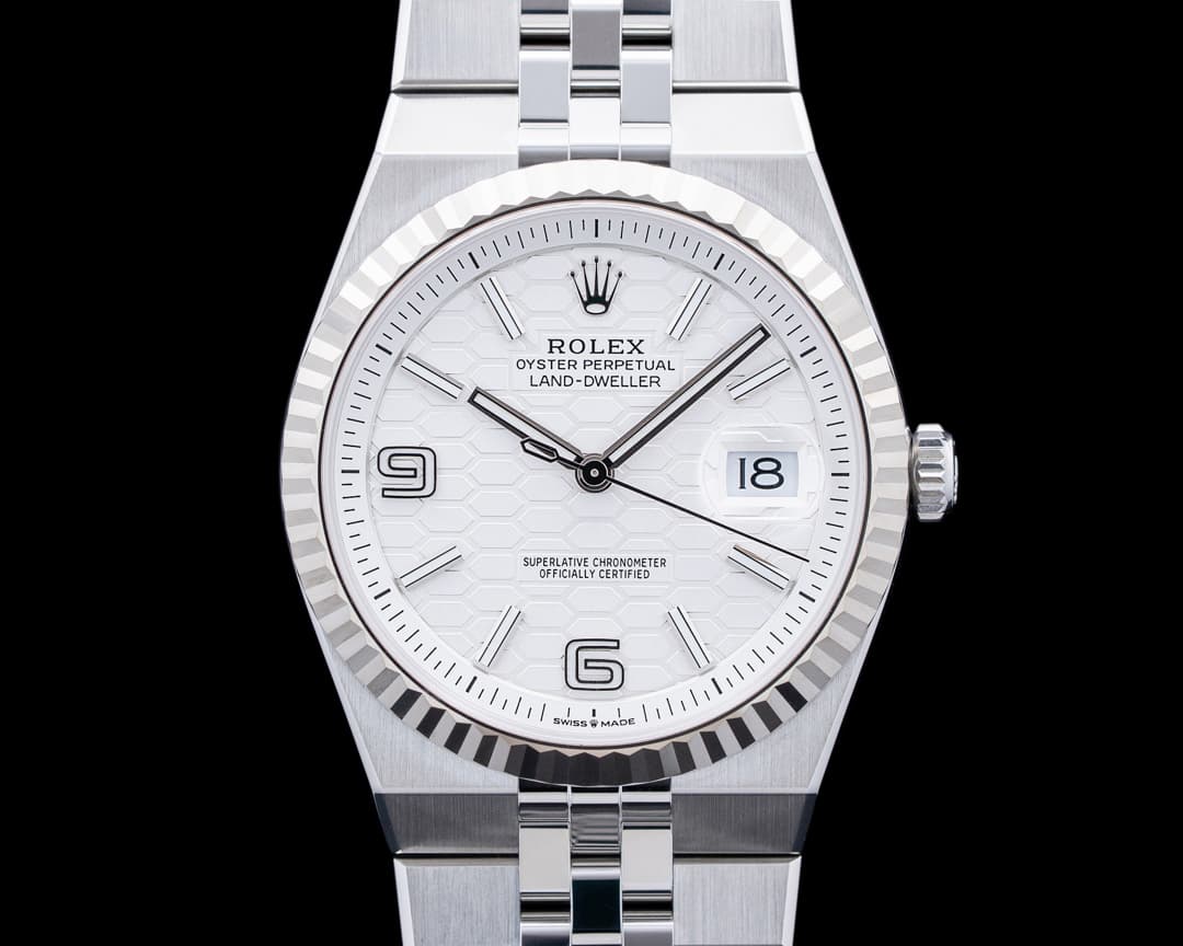 Rolex 127334 Land-Dweller 40MM SS White Dial 2025