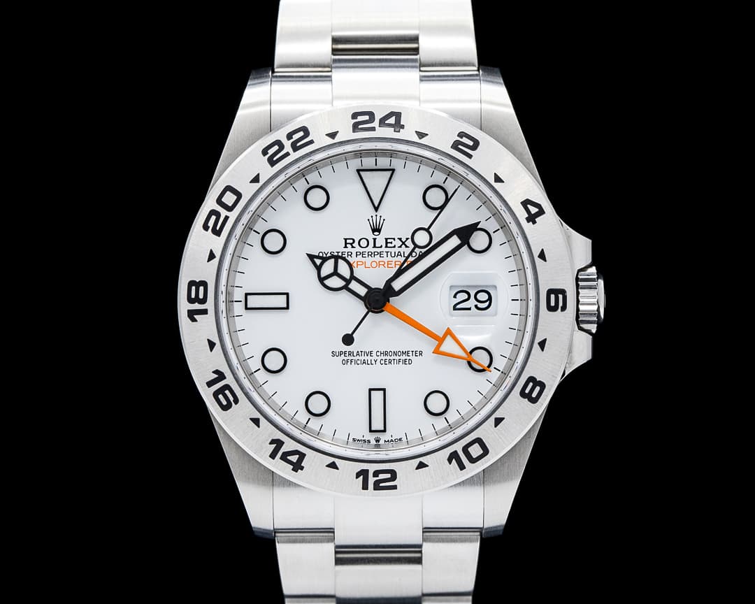 Rolex 226570 Explorer II SS White Dial