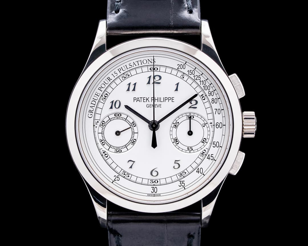 Patek Philippe 5170G Chronograph 18K White Gold Silver Dial