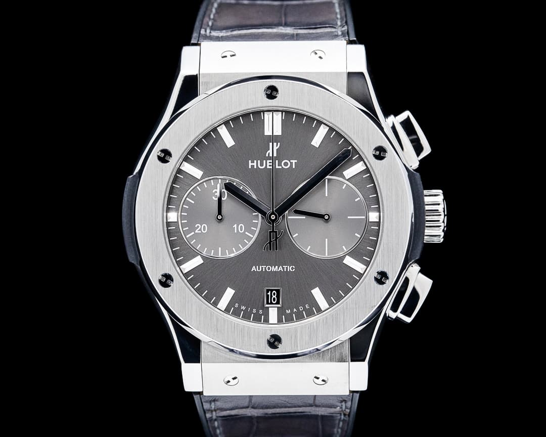 Hublot Classic Fusion Racing Chronograph Titanium Gray Dial