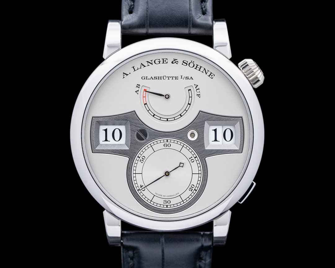 A. Lange & Söhne 142.025 Zeitwerk Platinum Silver Dial