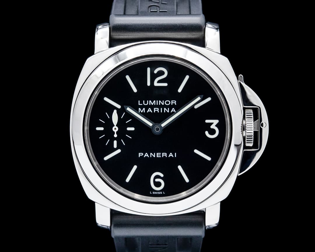 Panerai PAM00111 Luminor Marina SS Black Dial