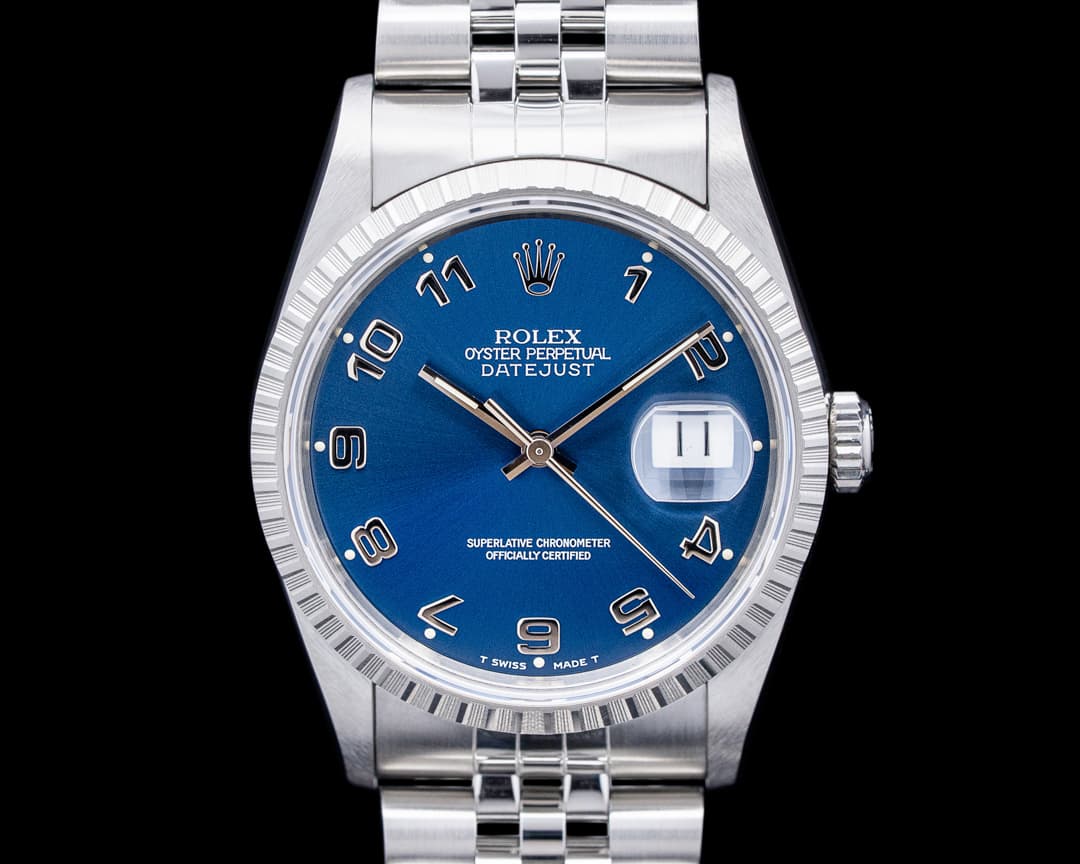 Rolex 16220 Datejust SS Blue Dial