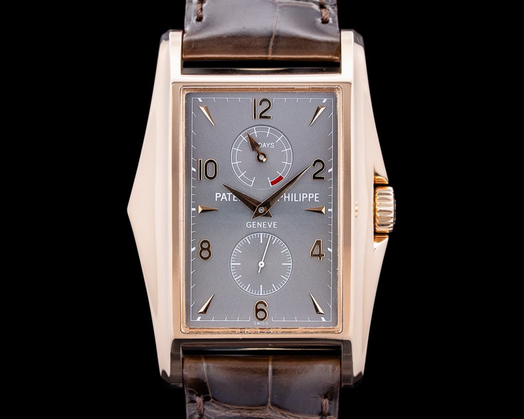 Patek Philippe 5100R Gondolo 10 Day 18K Rose Gold Gray Dial