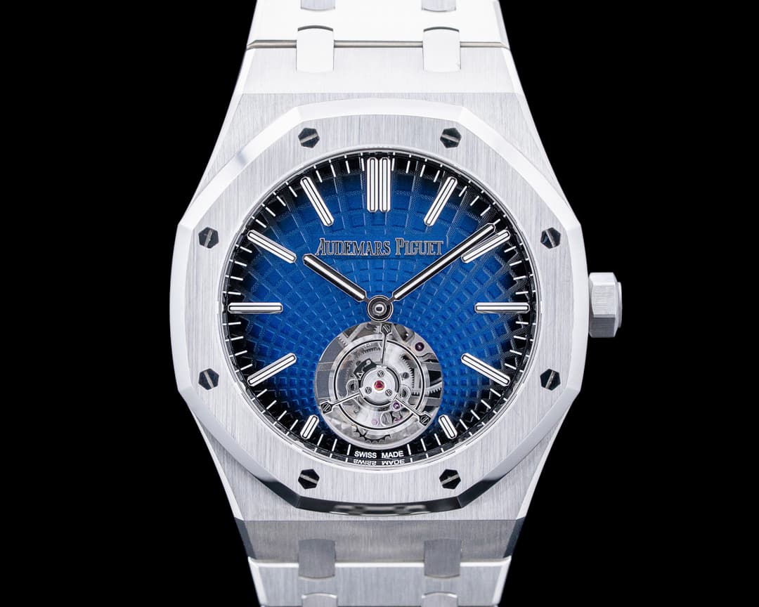 Audemars Piguet 26530ST Royal Oak Selfwinding Flying Tourbillon SS Blue Dial