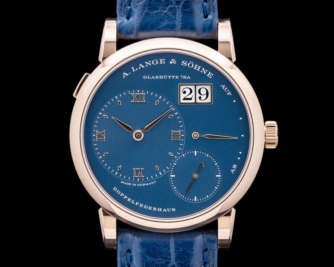 A. Lange and Sohne 191.063 Lange 1 18K Rose Gold Blue Dial 2025