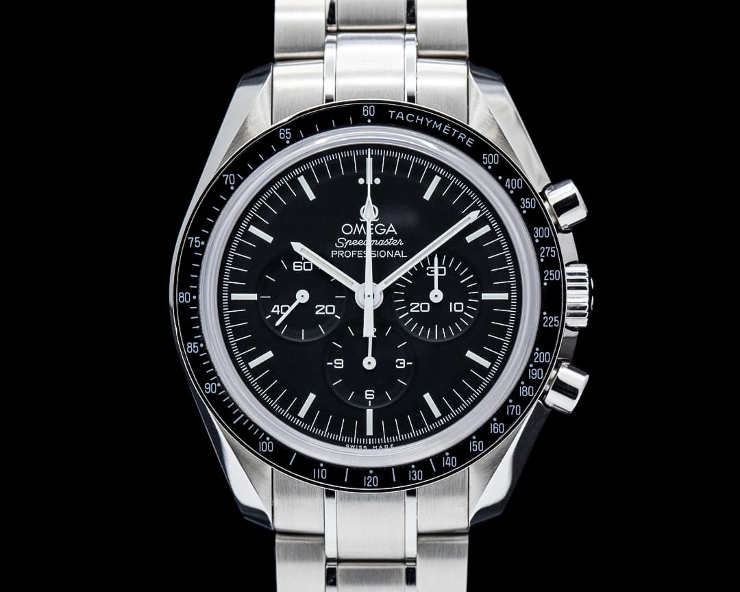 Omega Speedmaster Professional Moonwatch SS Black Dial