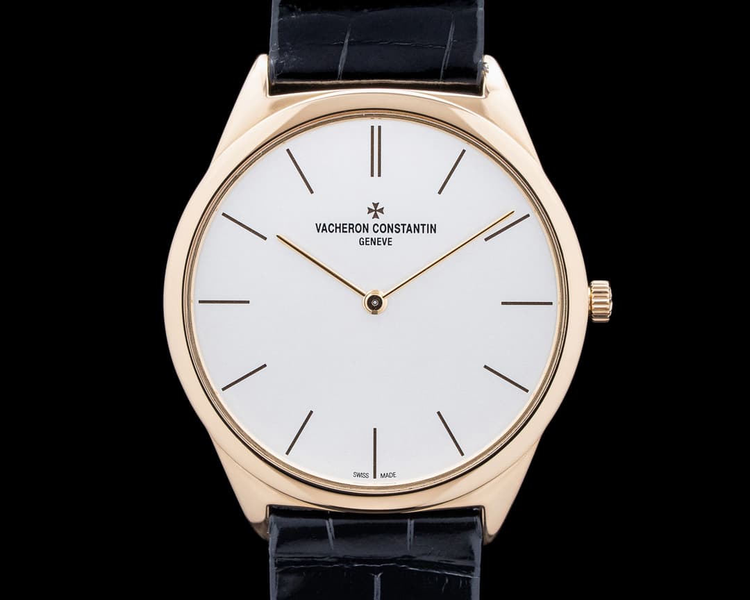 Vacheron Constantin 33155/000R Historiques Ultra-Fine 1955 18K Rose Gold Silver Dial