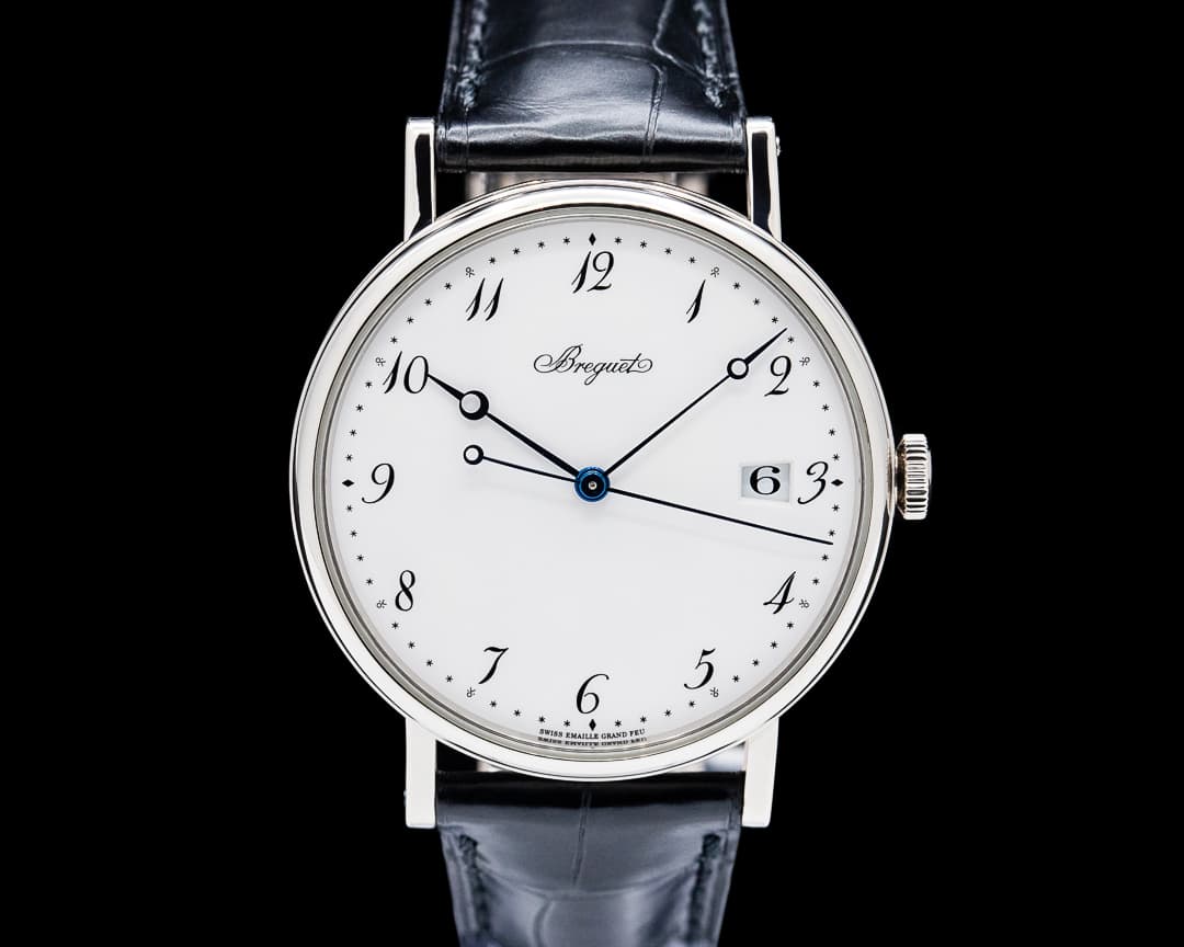 Breguet 5177BB Classique Automatic 18K White Gold Enamel Dial