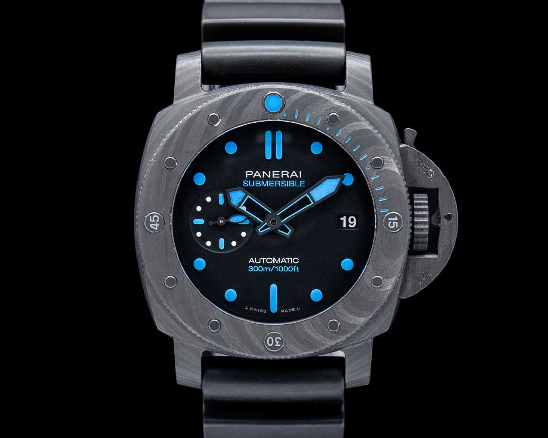 Panerai PAM00960 Submersible Carbotech 42mm Black Dial