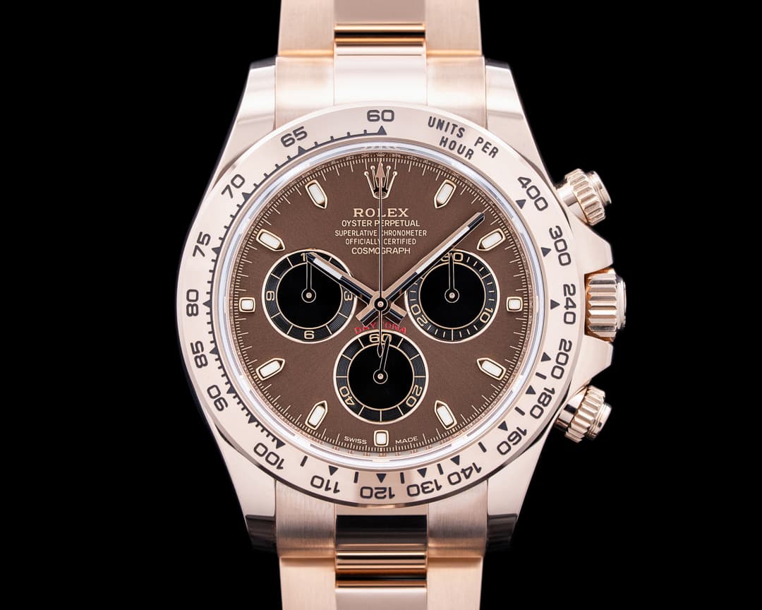 Rolex 116505 Daytona 18K Rose Gold Brown Chocolate Dial