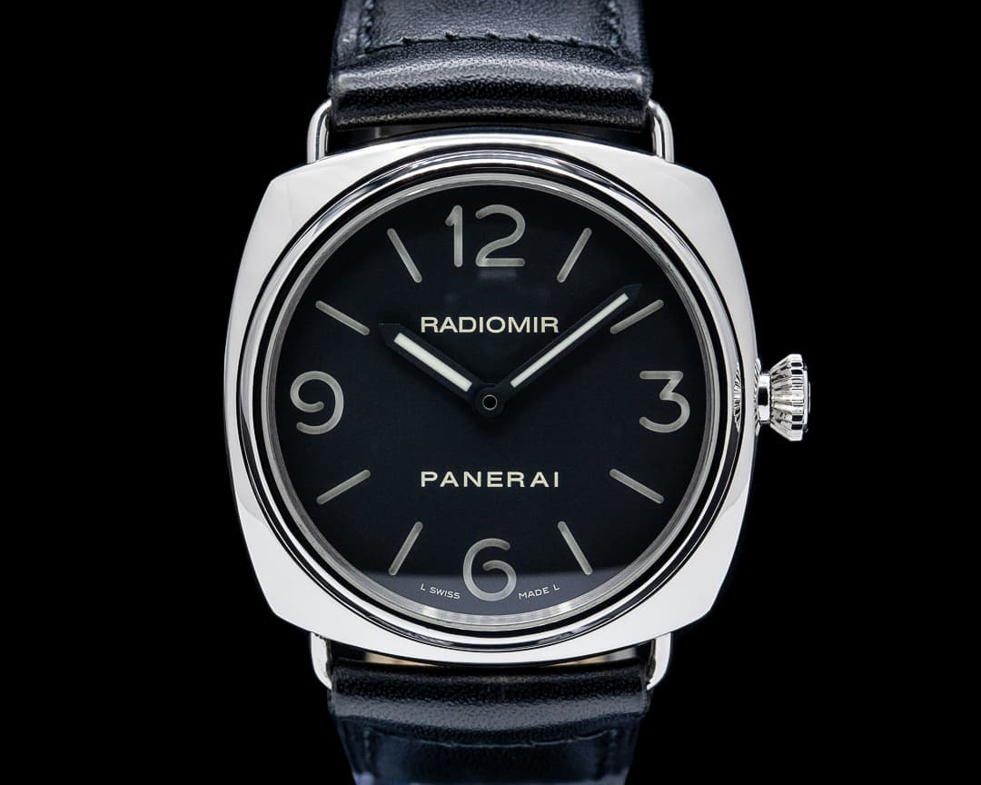 Panerai PAM00210 Radiomir Base SS Black Dial