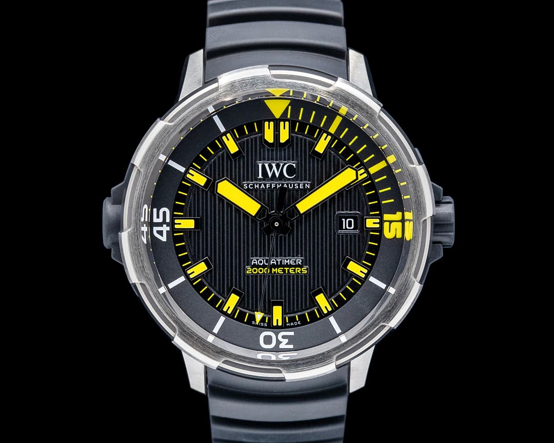 IWC IW358001 Aquatimer Automatic 2000 Titanium Black Dial