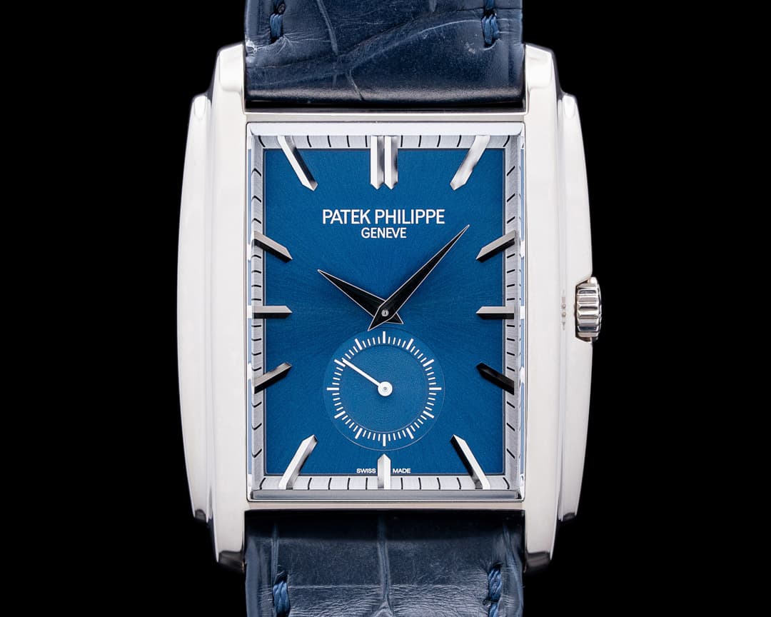 Patek Philippe 5124G-011 Gondolo 18K White Gold Blue Dial