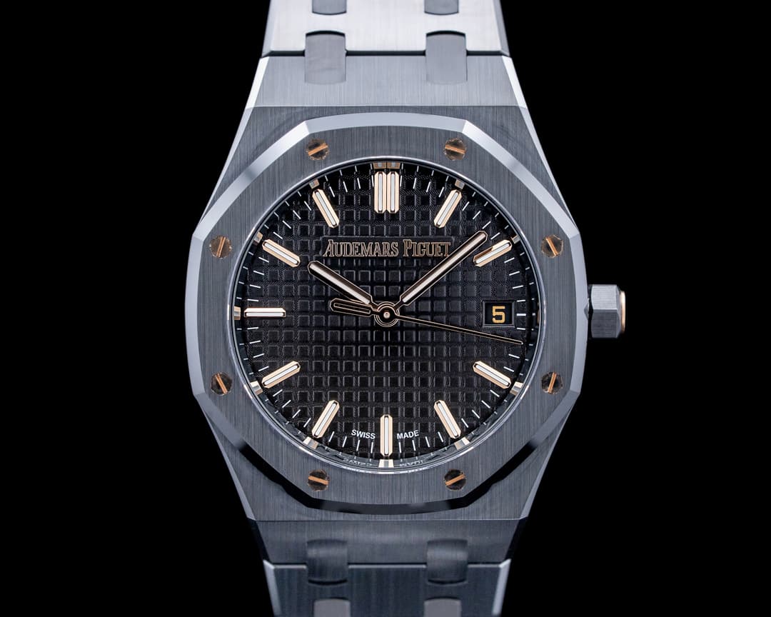 Image of Audemars Piguet 77350CE Royal Oak 34MM Ceramic Black Dial