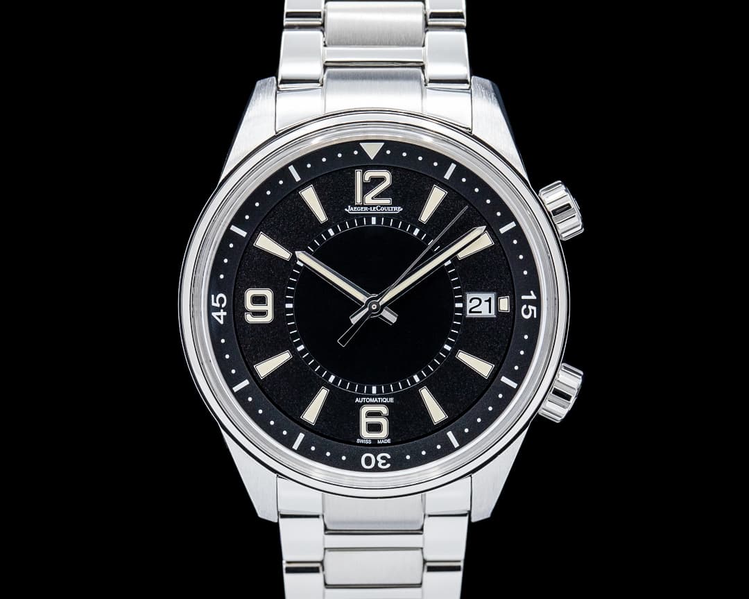 Jaeger LeCoultre Q9068671 Polaris Date SS Black Dial