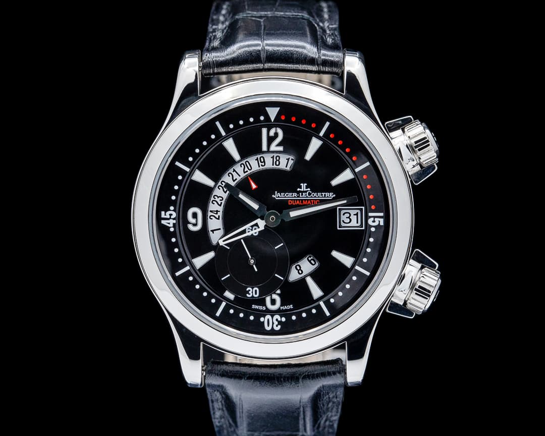 Jaeger LeCoultre 146.8.02 Master Compressor Dualmatic Steel Black Dial