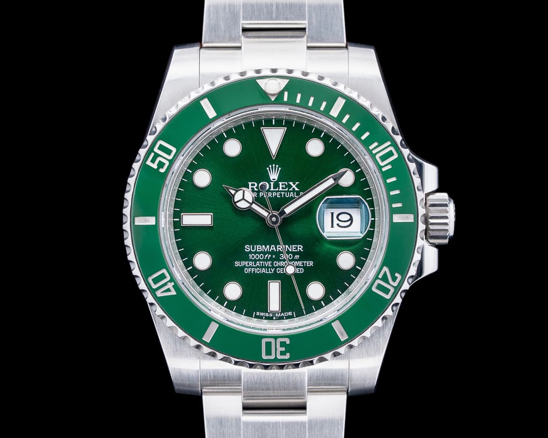 Rolex 116610LV Submariner Date "Hulk" SS Green Dial
